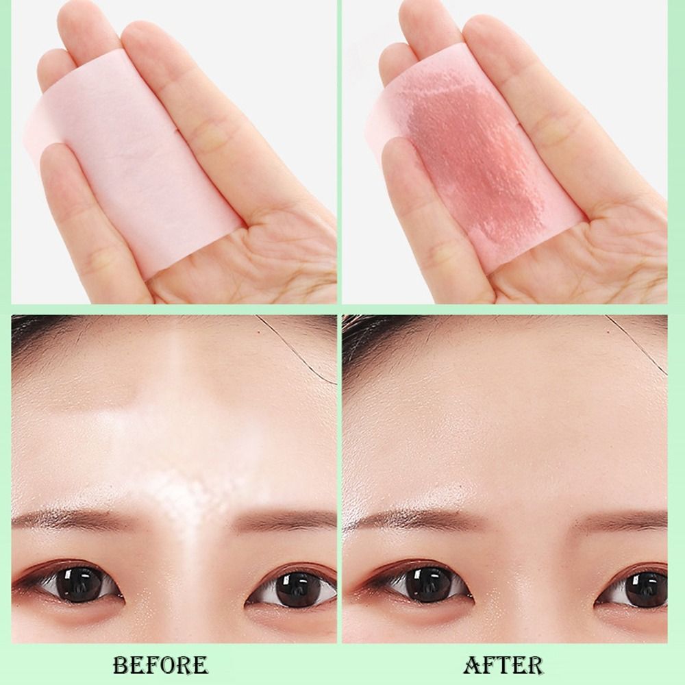 Kiss Beauty Makeup Remover - 100 Pcs Papier Matifiant Anti-Graisse pour