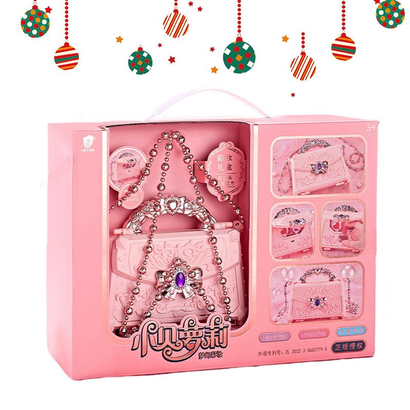 Beauty Real Makeup - Ensemble de maquillage portable rose pour
