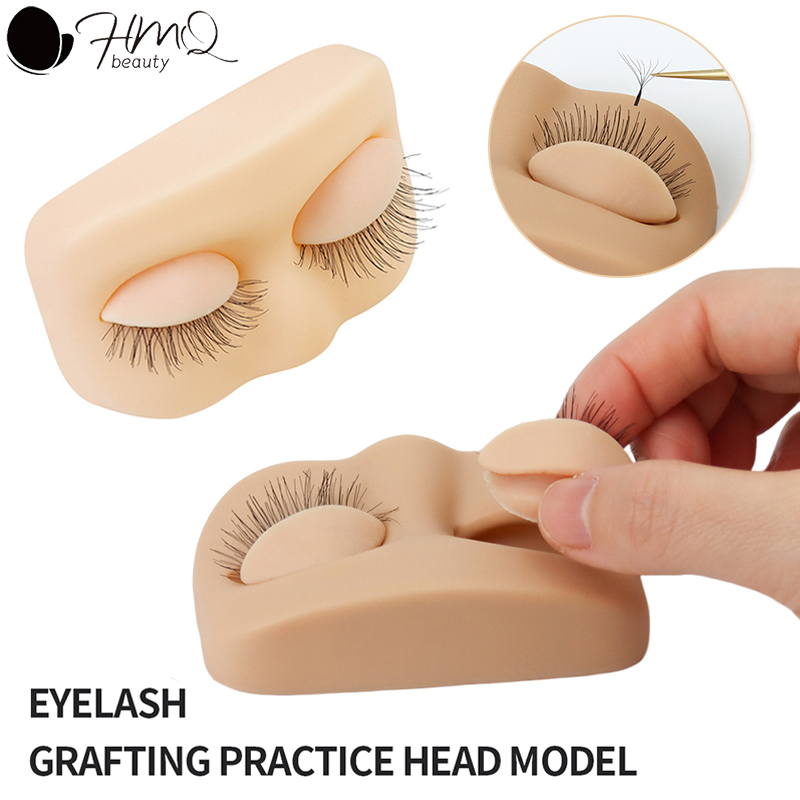 Beauty Makeup Training - Tête de pratique d'extension de cils