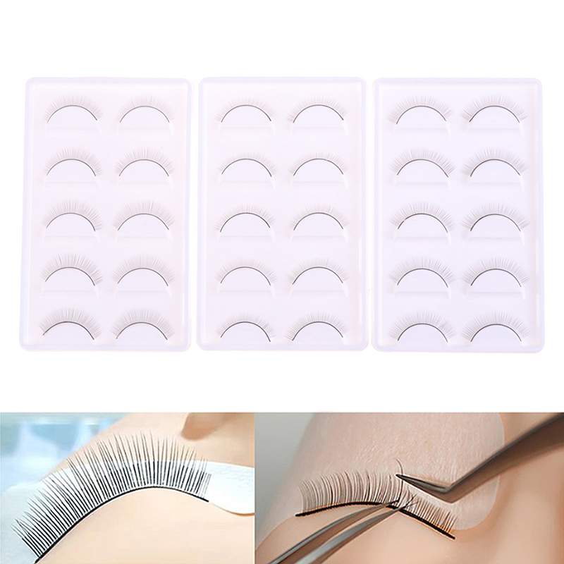 Beauty Makeup Training - 【5 paires de faux cils d'entraînement,