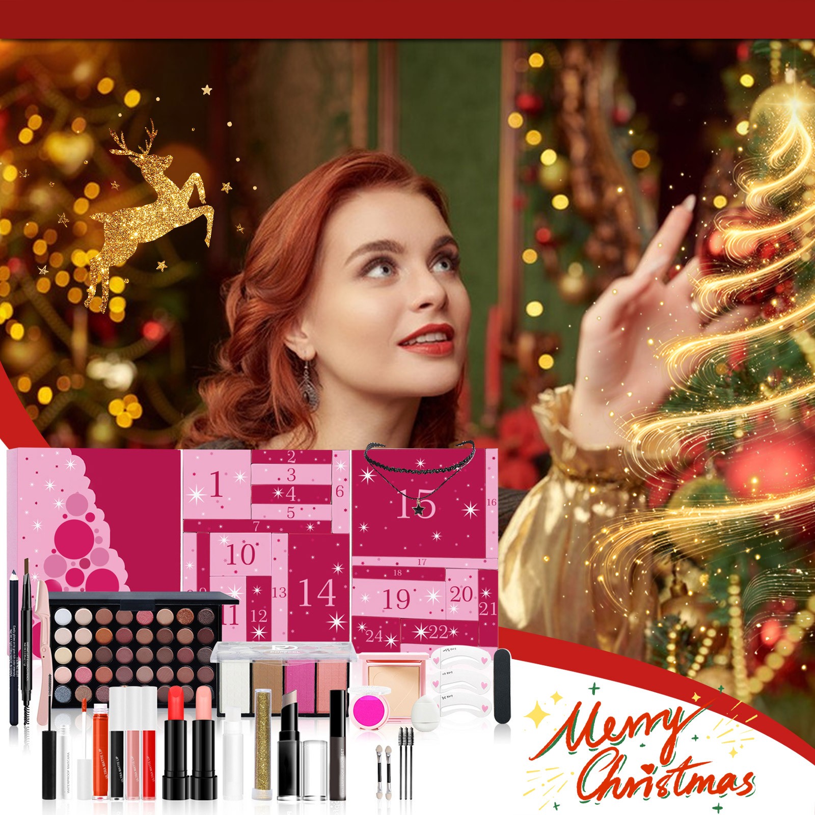 Calendrier de l'Avent de Maqui - Beauty Makeup School avis et prix