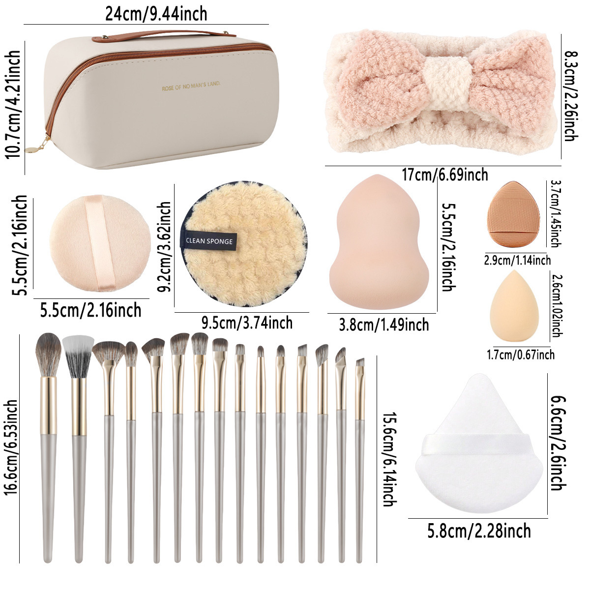 Sac à main en cuir avec ensemb - Makeup Beauty Set avis et prix
