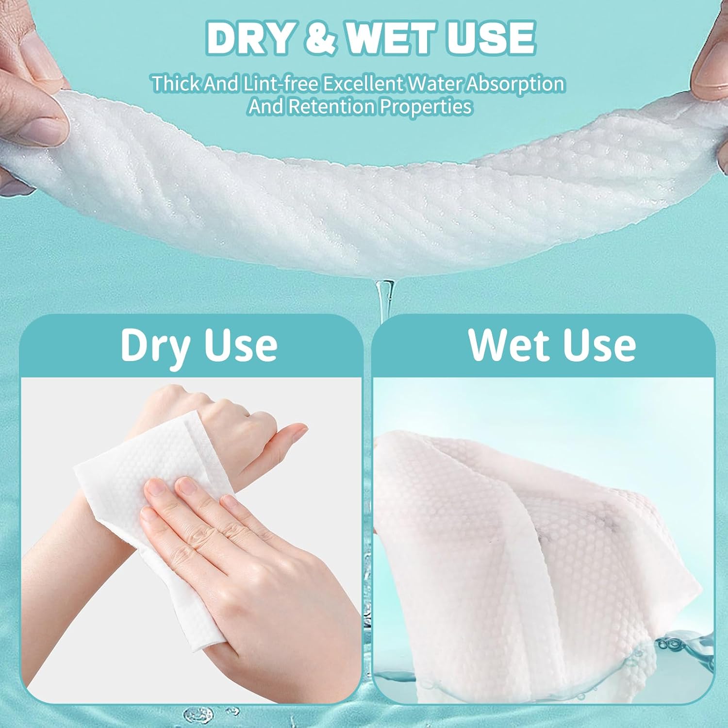 Serviettes faciales jetables é - Kiss Beauty Makeup Remover avis et prix